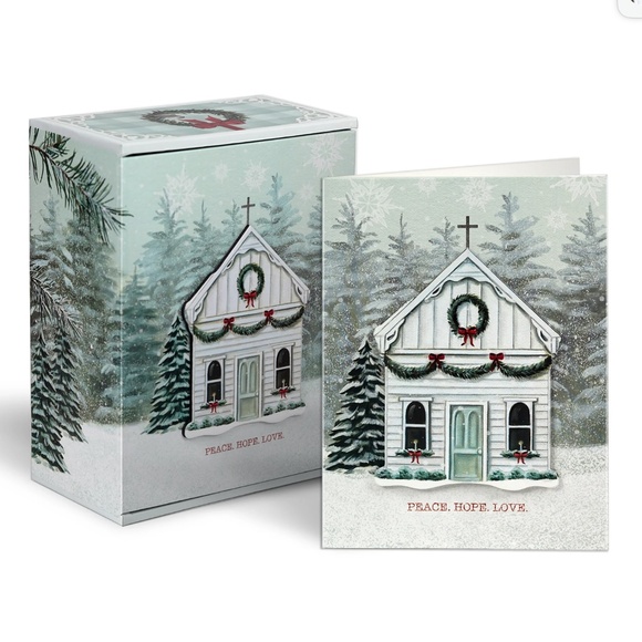 *BRAND NEW Winter Church Boxed Cards - Picture 1 of 4